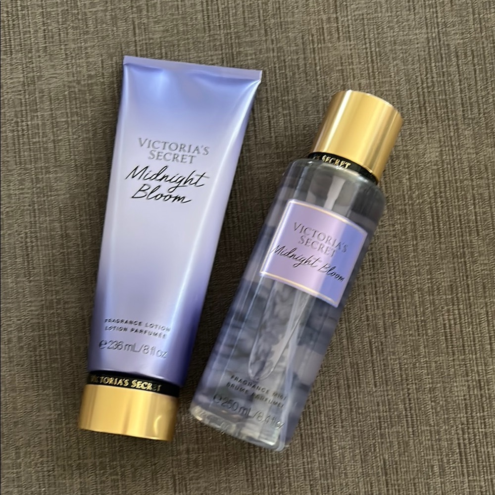 VICTORIAS SECRET Midnight Bloom Lotion and Mist Bundle NEW